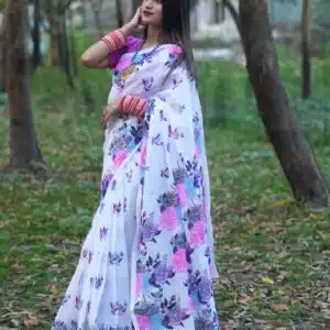 Printed Saree